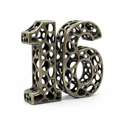 Personalized Nickel Alphabet Letters | Custom Metal Decor