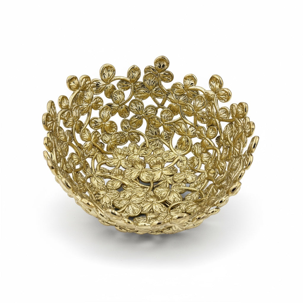 Small Leaf Bowl – Decorative Serveware | Nut Bowl & Centrepiece | Gold, Silver or Antique Finish