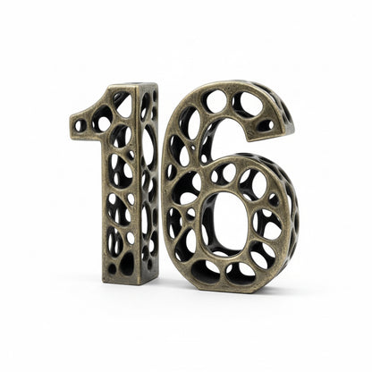 Personalized Nickel Alphabet Letters | Custom Metal Decor