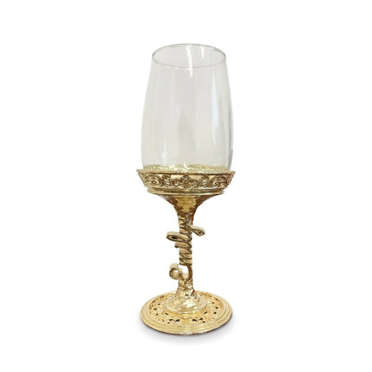 Personalised wine glass set | engraved wine glasses with electro formed stem | Set of 2 or 4
