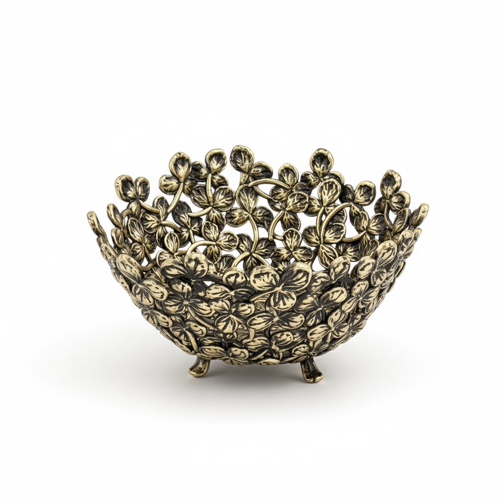 Small Leaf Bowl – Decorative Serveware | Nut Bowl & Centrepiece | Gold, Silver or Antique Finish